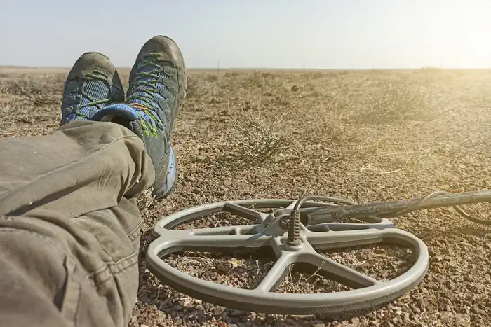 Taking a Rest after Metal Detecting